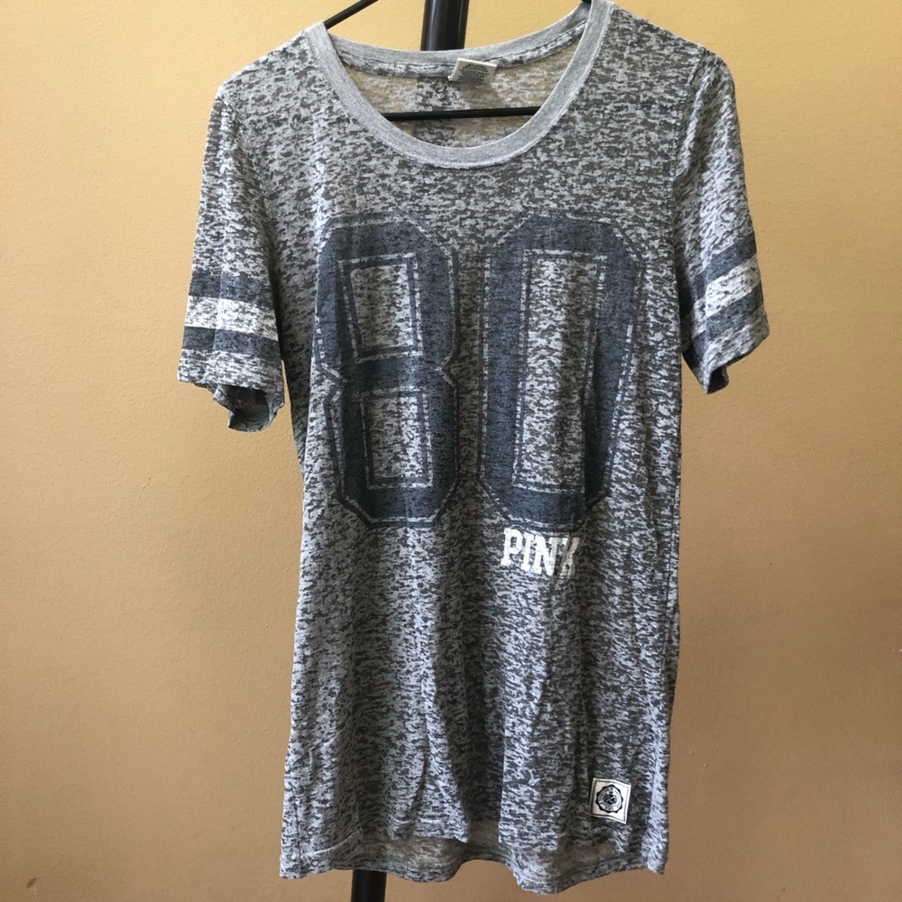 🎉SOLD🎉 Victoria’s Secret PINK Football Tee